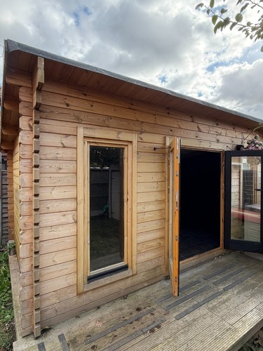 Log cabin forest 3m - log,