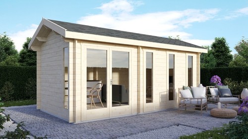 Log cabin alba 6x4m - log,